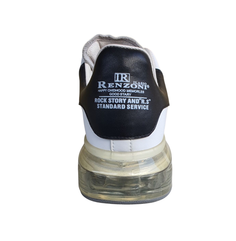 C505 Nappa bianco ricotta nero